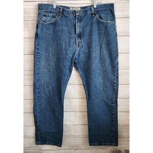 Wrangler Authentics mens 42x30 blue denim jeans